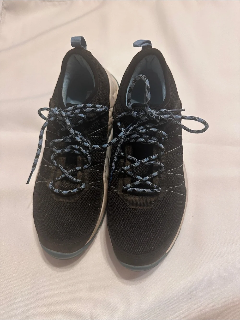 Timberland black white and blue sneakers size 7.5